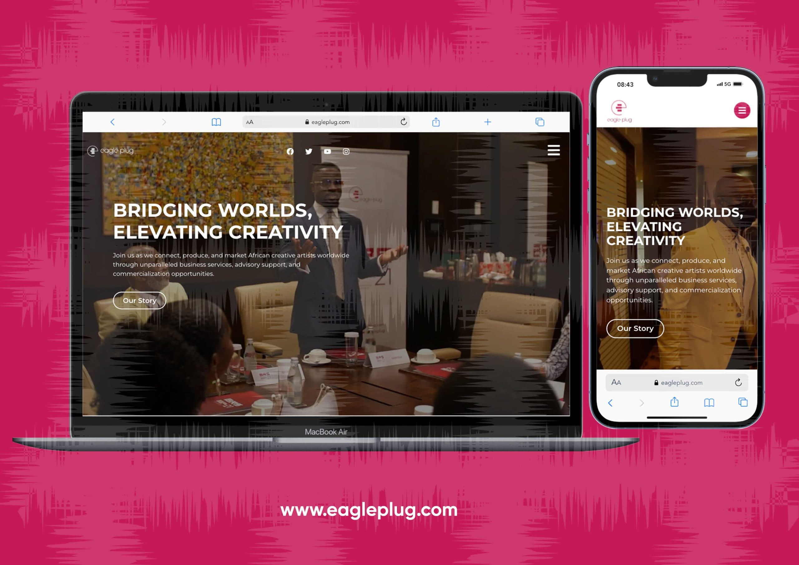 Eagle Plug website project by Tecunit Ghana
