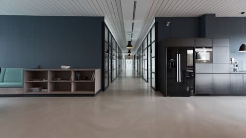 CCTV view of an office reception area